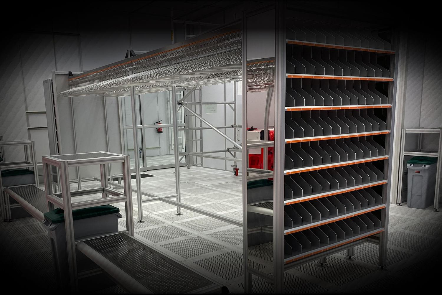 OMC Technologies Cleanroom Furniture Slider