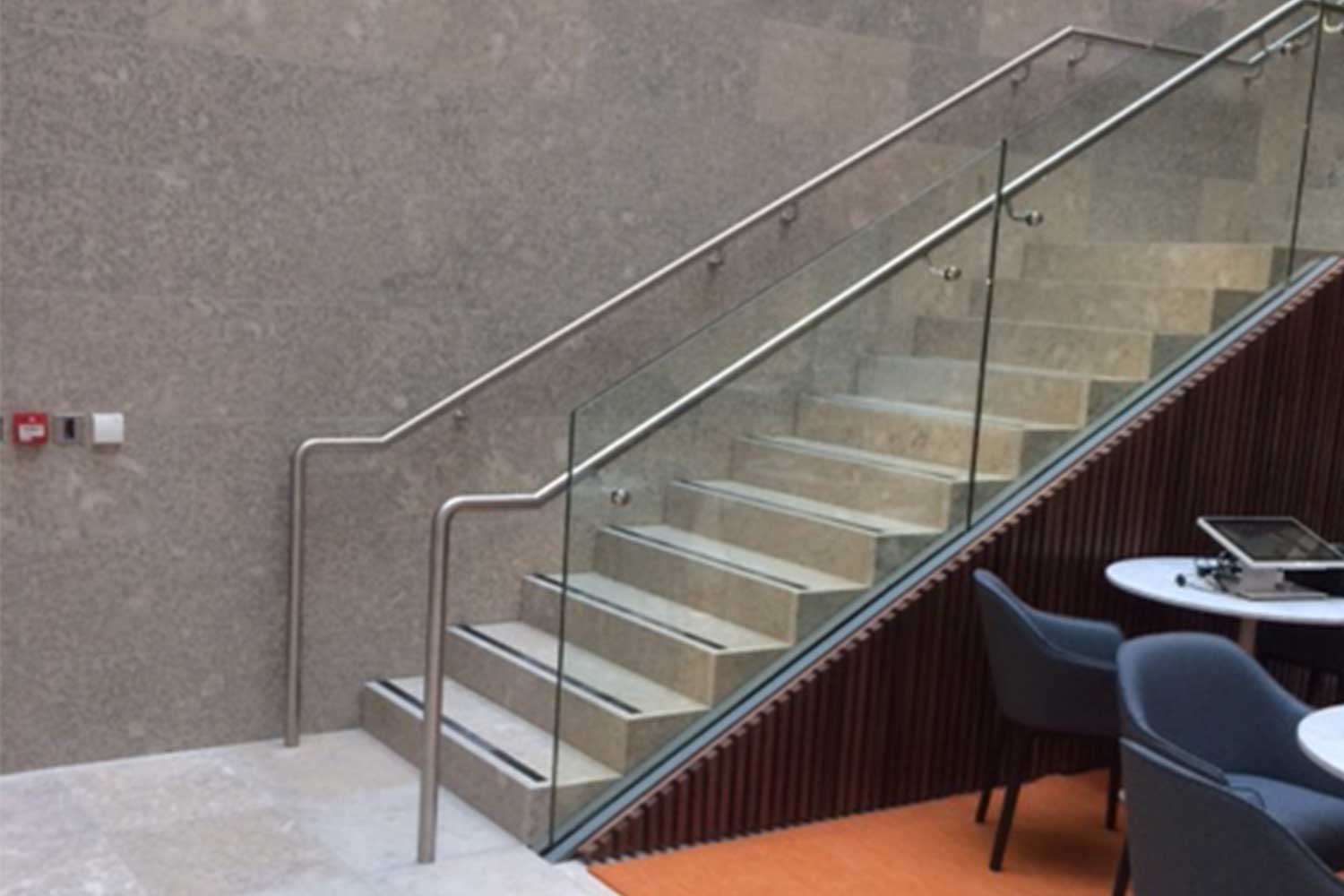 OMC Technologies - Complete feature staircase as part of Arthur Cox refubishment